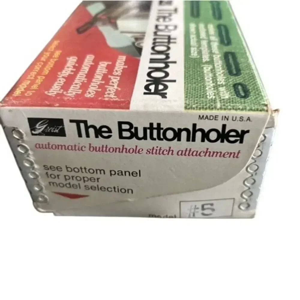 Greist buttonholer sewing
